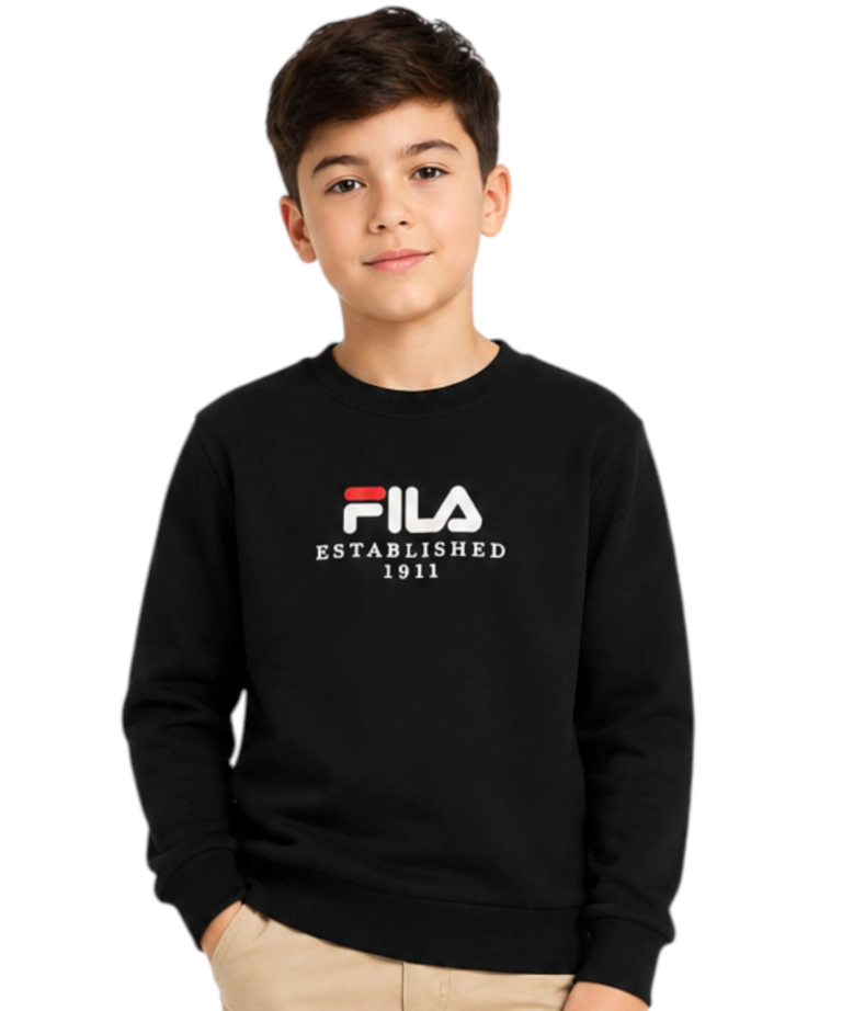 Fila - Παιδική Μπλούζα Φούτερ Benna FAK0430-80010 Μαύρο
