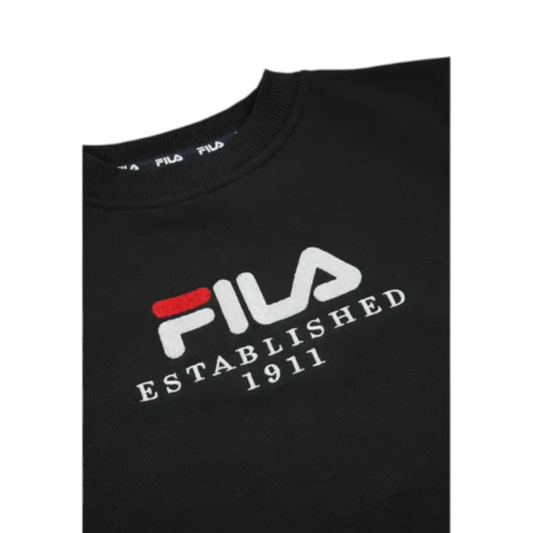 Fila - Παιδική Μπλούζα Φούτερ Benna FAK0430-80010 Μαύρο FAK0430-80010