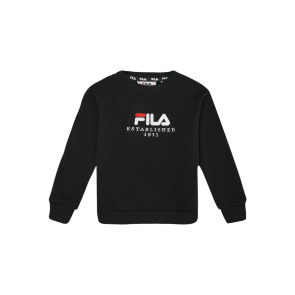 Fila - Παιδική Μπλούζα Φούτερ Benna FAK0430-80010 Μαύρο FAK0430-80010