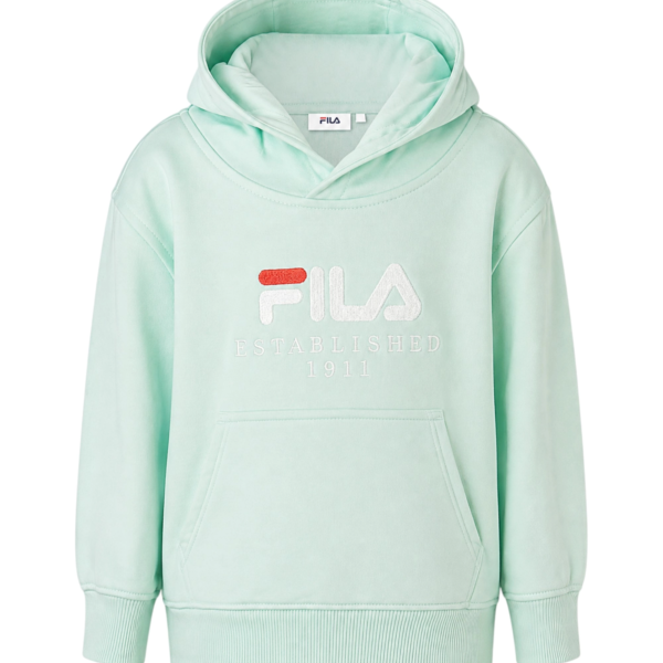 Fila - Παιδική Μπλούζα Φούτερ Με Κουκούλα Benna FAK0429-60106 Βεραμάν FAK0429-60106
