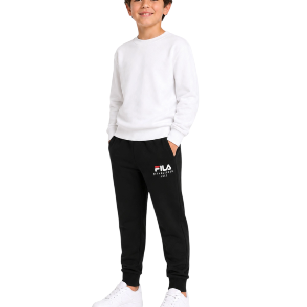 Fila - Παιδικό Παντελόνι Φόρμας FAK0431-80010 Μαύρο FAK0431-80010