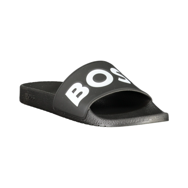 Hugo Boss - Ανδρικές Παντόφλες Aryeh 50536835-002 Μαύρο 50536835-002