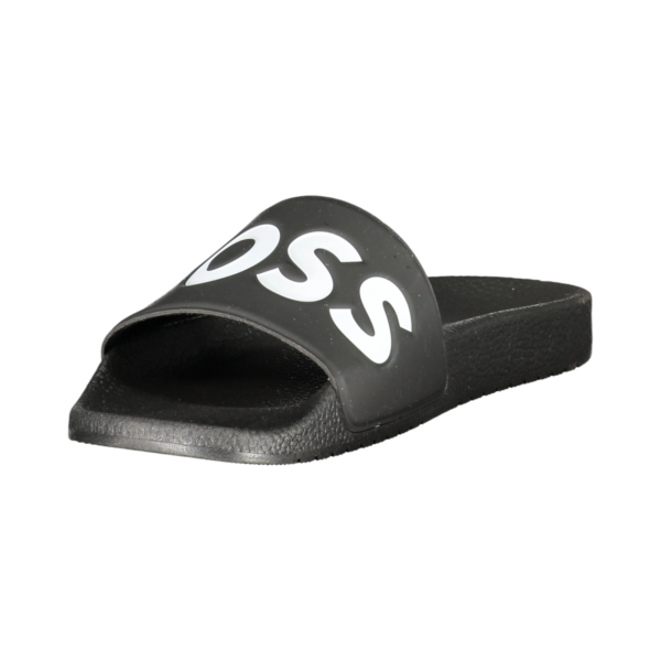 Hugo Boss - Ανδρικές Παντόφλες Aryeh 50536835-002 Μαύρο 50536835-002