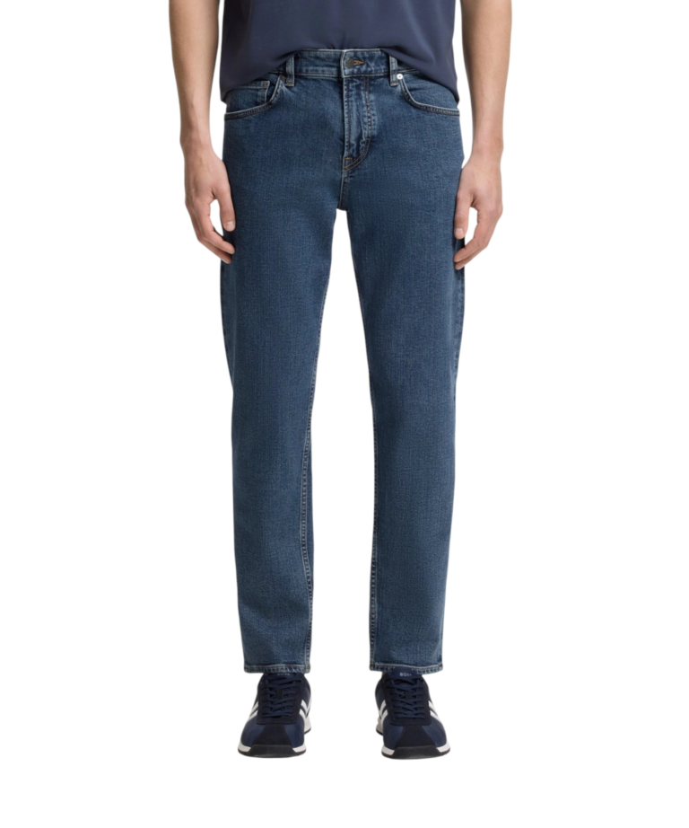 Hugo Boss - Ανδρικό Παντελόνι Τζιν Re Maine Bo Heal 50566053-433 Μπλε