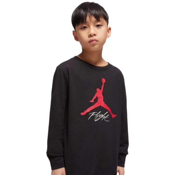 Jordan - Παιδική Μακρυμάνικη Μπλούζα Baseline 95C892-010 Μαύρο 95C892-010
