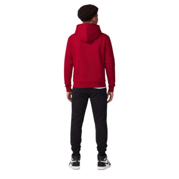 Jordan - Παιδική Μπλούζα Φούτερ με Κουκούλα Baseline MJ Stretch 95D665-R78 Κόκκινο 95D665-R78