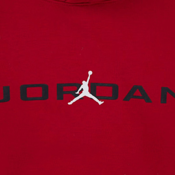 Jordan - Παιδική Μπλούζα Φούτερ με Κουκούλα Baseline MJ Stretch 95D665-R78 Κόκκινο 95D665-R78