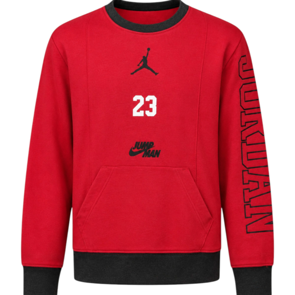 Jordan - Παιδική Μπλούζα Φούτερ με Κουκούλα Jumpman 95B210-R78 Κόκκινο 95B210-R78