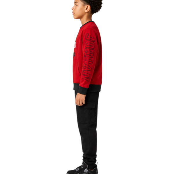 Jordan - Παιδική Μπλούζα Φούτερ με Κουκούλα Jumpman 95B210-R78 Κόκκινο 95B210-R78