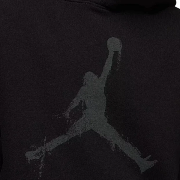 Jordan - Παιδική Μπλούζα Φούτερ με Κουκούλα Jumpman French Terry 95F099-023 Μαύρο 95F099-023