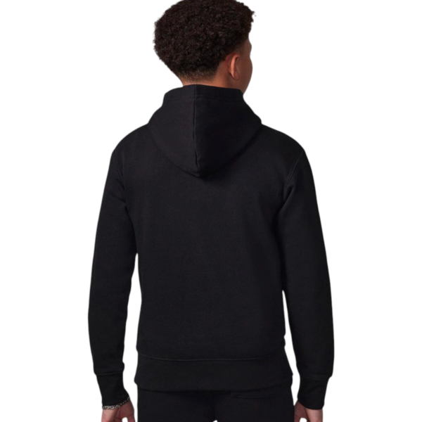 Jordan - Παιδική Μπλούζα Φούτερ με Κουκούλα Baseline MJ Stretch 95D665-023 Μαύρο 95D665-023
