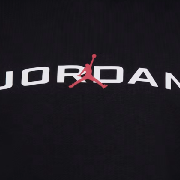 Jordan - Παιδική Μπλούζα Φούτερ με Κουκούλα Baseline MJ Stretch 95D665-023 Μαύρο 95D665-023