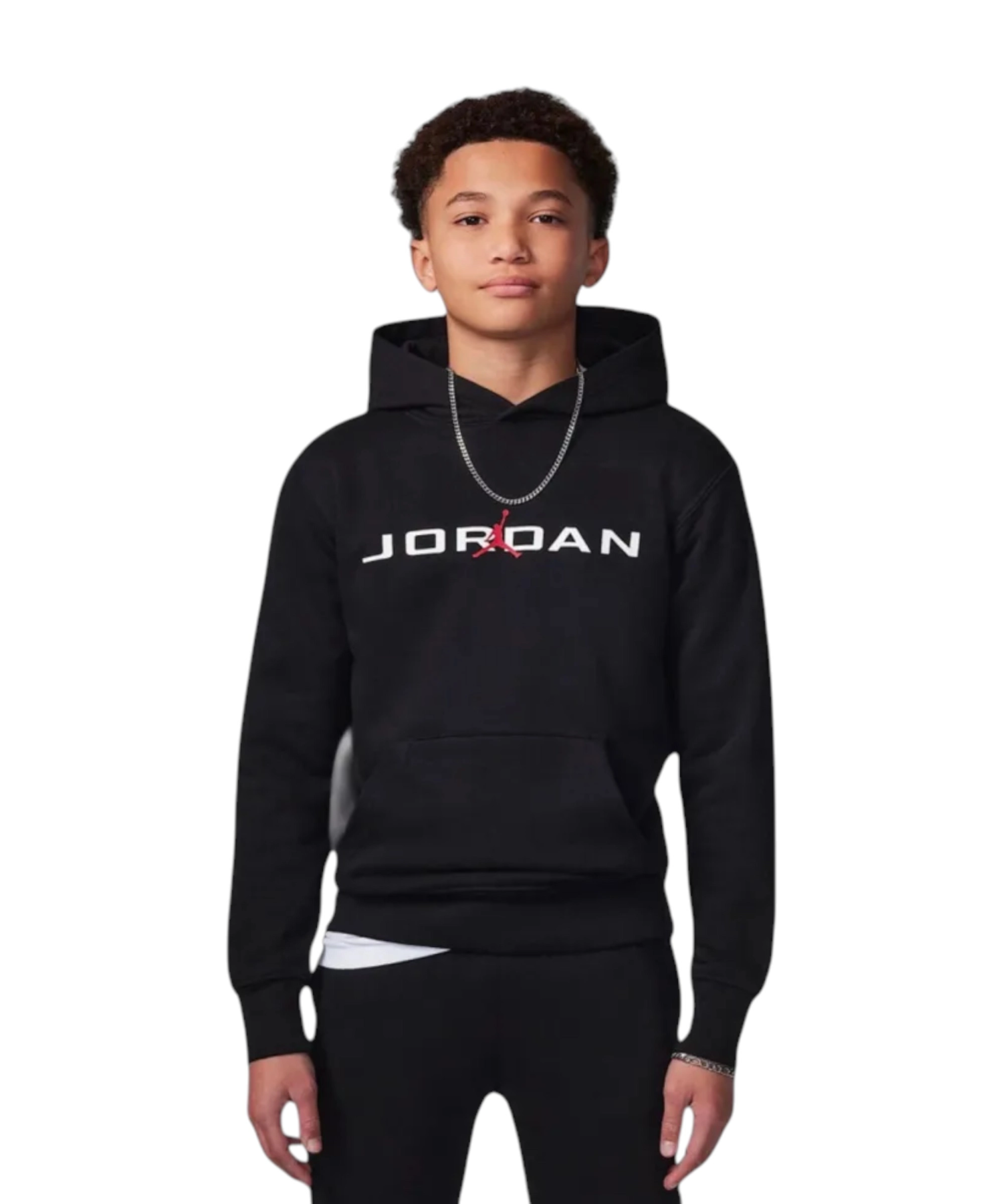 Jordan - Παιδική Μπλούζα Φούτερ με Κουκούλα MJ Stretch 95D665-023 Μαύρο (7) Jordan - Παιδική Μπλούζα Φούτερ με Κουκούλα Baseline MJ Stretch 95D665-023 Μαύρο 95D665-023
