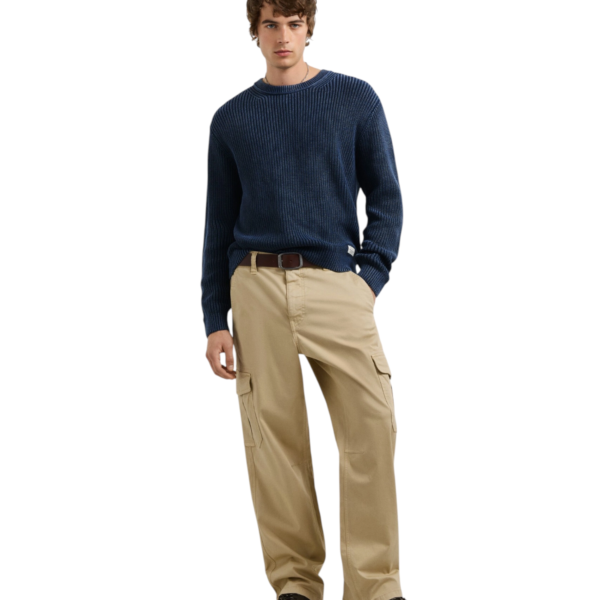 Pepe Jeans - Ανδρικό Πουλόβερ Dorian Regular Fit PM7000093-594 Μπλε Σκούρο PM7000093-594