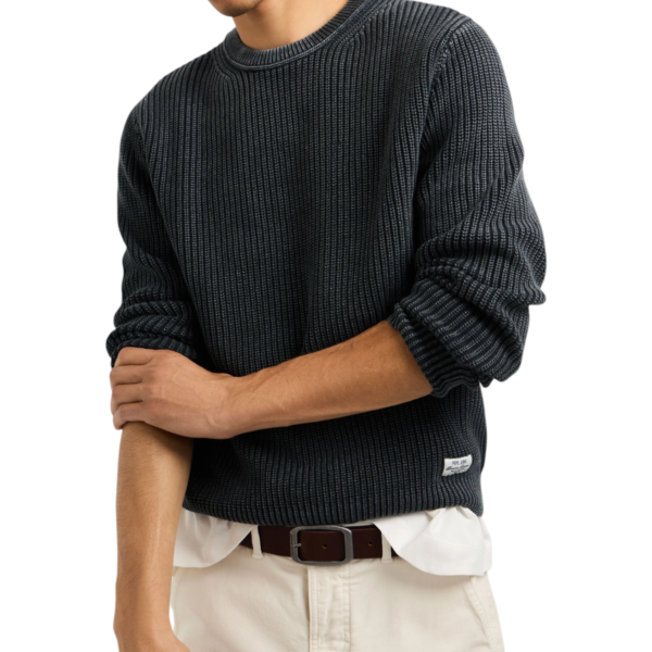 Pepe Jeans - Ανδρικό Πουλόβερ Dorian Regular Fit PM7000093-999 Μαύρο PM7000093-999