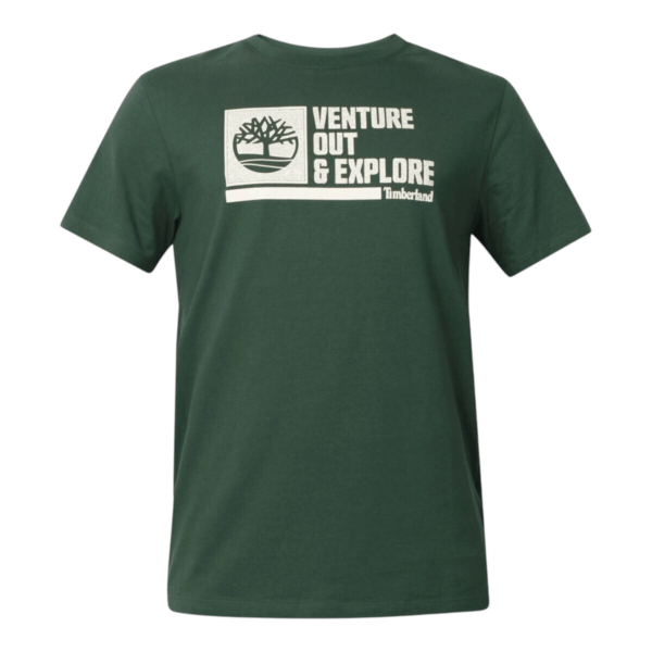Timberland - Ανδρικό T-shirt Front Graphic S/S Tee TB0A4275-A6X Πράσινο