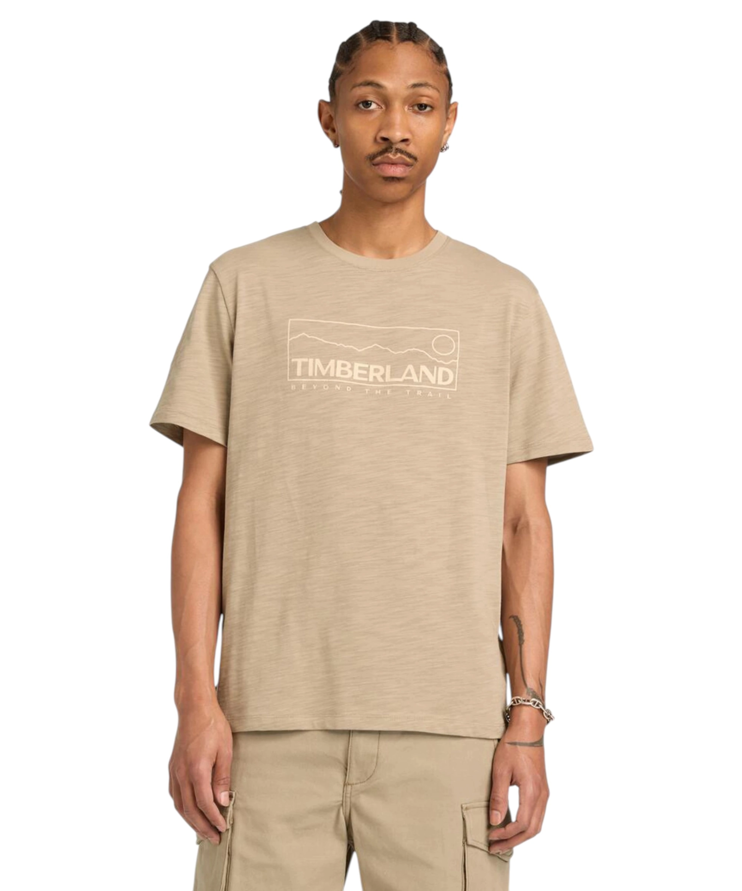 Timberland – Ανδρικό T-shirt Outlined Graphic Ss Tee Laurel Oak TB0A41XF-DH5 Μπεζ (4) Timberland - Ανδρικό T-shirt Outlined Graphic Ss Tee Laurel Oak TB0A41XF-DH5 Μπεζ TB0A41XFDH5