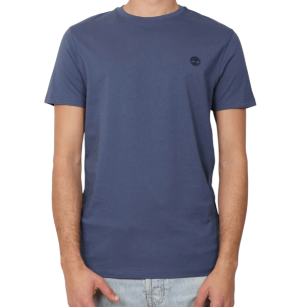 Timberland - Ανδρικό T-shirt Oyster River Logo Tee TB0A2BR3-EYO Μπλε TB0A2BR3EYO