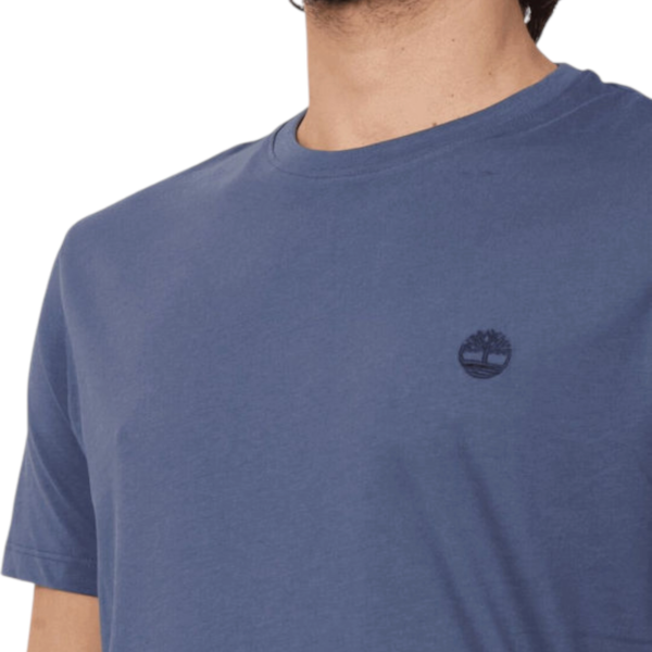 Timberland - Ανδρικό T-shirt Oyster River Logo Tee TB0A2BR3-EYO Μπλε TB0A2BR3EYO