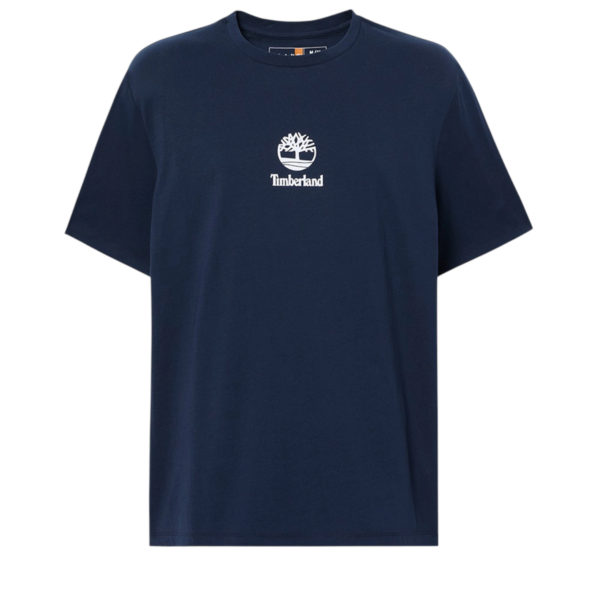 Timberland - Ανδρικό T-shirt Print Stack Logo TB0A6WWT-433 Μπλε