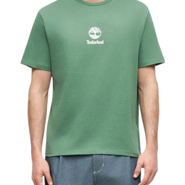 Timberland - Ανδρικό T-shirt Print Stack Logo TB0A6WWT-A6Z Πράσινο TB0A6WWTA6Z