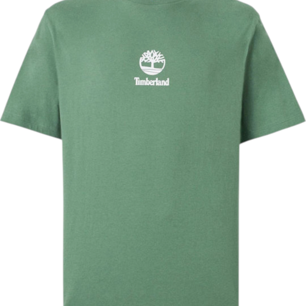 Timberland - Ανδρικό T-shirt Print Stack Logo TB0A6WWT-A6Z Πράσινο