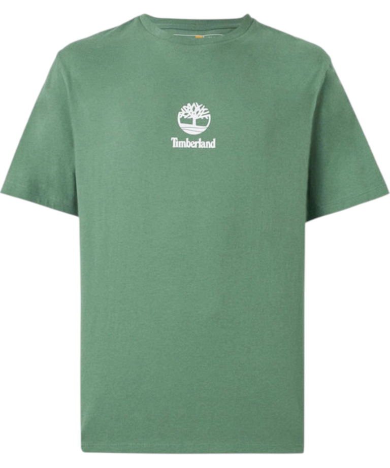 Timberland - Ανδρικό T-shirt Print Stack Logo TB0A6WWT-A6Z Πράσινο