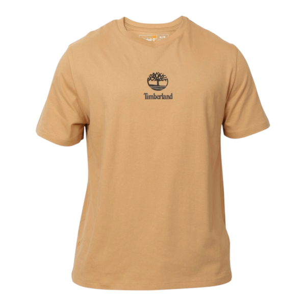 Timberland - Ανδρικό T-shirt Print Stack Logo TB0A6WWT-EH3 Καφέ