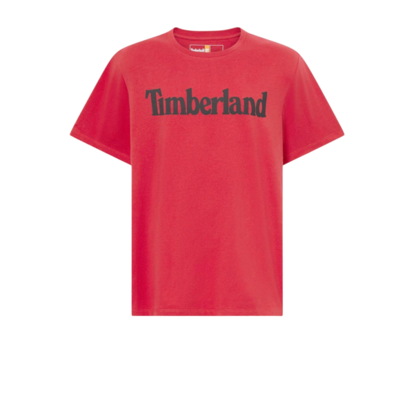 Timberland - Ανδρικό T-shirt TFO SS Linear Tee TB0A2BRN-N96 Κόκκινο