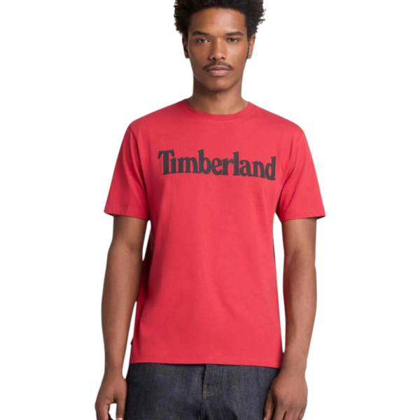 Timberland - Ανδρικό T-shirt TFO SS Linear Tee TB0A2BRN-N96 Κόκκινο TB0A2BRNN96