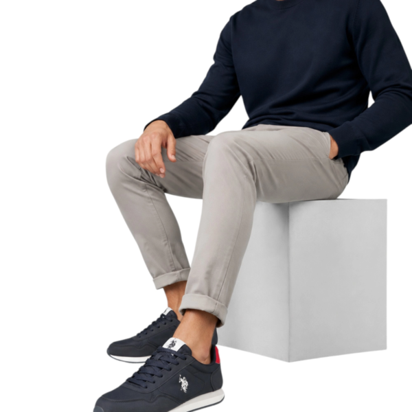 U.S. Polo Assn. - Ανδρικά Sneakers Happy HAPPY001M6NH1-012 Μπλε HAPPY001M6NH1-012