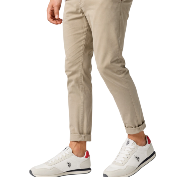 U.S. Polo Assn. - Ανδρικά Sneakers Happy HAPPY001M6NH1/WHI-RED Λευκό HAPPY001M6NH1/WHI-RED