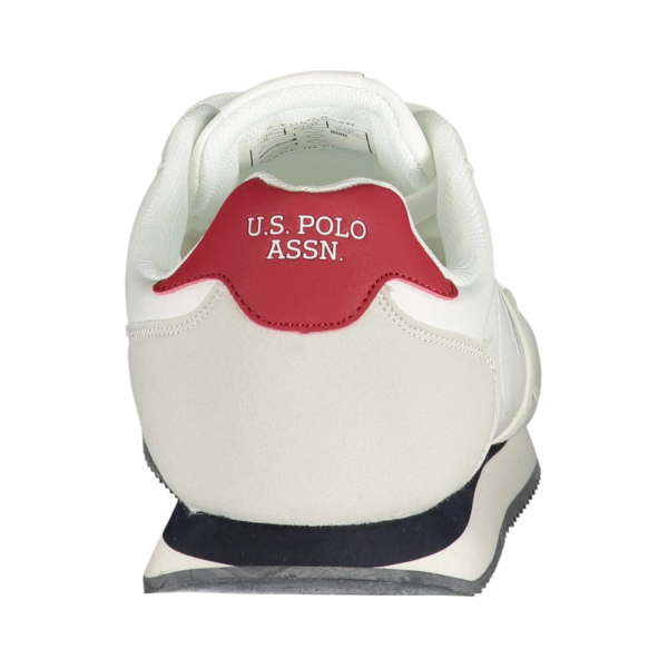 U.S. Polo Assn. - Ανδρικά Sneakers Happy HAPPY001M6NH1/WHI-RED Λευκό HAPPY001M6NH1/WHI-RED