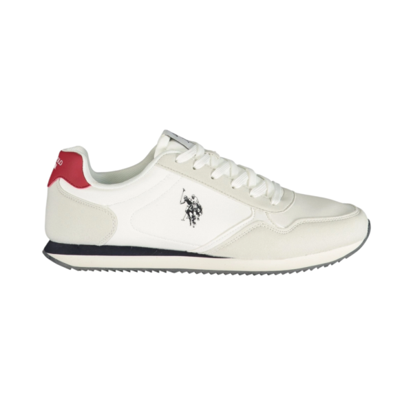 U.S. Polo Assn. - Ανδρικά Sneakers Happy HAPPY001M6NH1/WHI-RED Λευκό