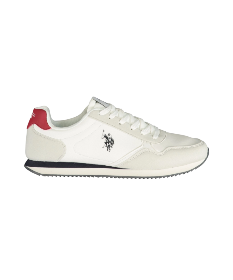 U.S. Polo Assn. - Ανδρικά Sneakers Happy HAPPY001M6NH1/WHI-RED Λευκό