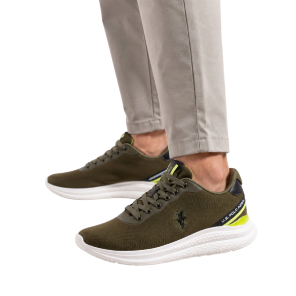U.S. Polo Assn. - Ανδρικά Sneakers KALEB002M3MY1-MIL Χακί KALEB002M3MY1-MIL