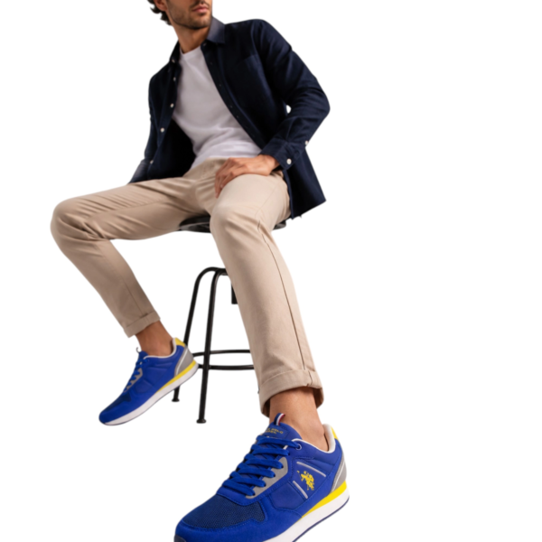 U.S. Polo Assn. - Ανδρικά Sneakers NOBIL004M3HT3-BLU Μπλε NOBIL004M3HT3-BLU