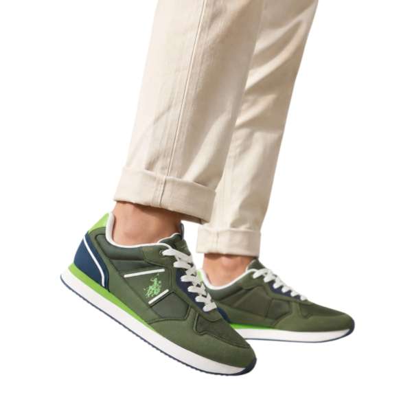 U.S. Polo Assn. - Ανδρικά Sneakers NOBIL004M3HT3-I00 Πράσινο Σκούρο NOBIL004M3HT3-I00