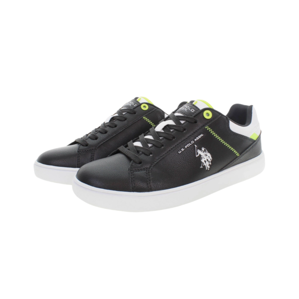 U.S. Polo Assn. - Ανδρικά Αθλητικά Παπούτσια Sneakers Rokko ROKKO001M3Y2-BLK Μαύρο ROKKO001M3Y2-BLK