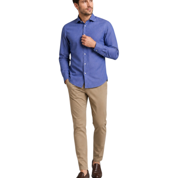 U.S. Polo Assn. - Ανδρικό Πουκάμισο Μακρυμάνικο 64027-53324-670 Μπλε 64027-53324-670