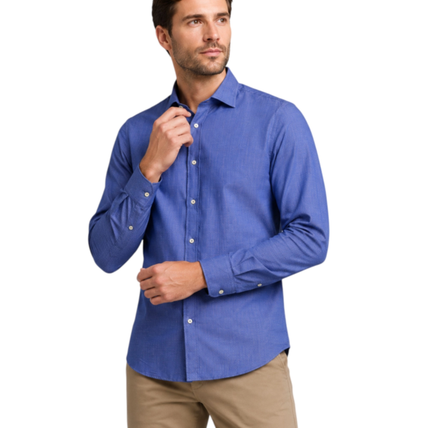 U.S. Polo Assn. - Ανδρικό Πουκάμισο Μακρυμάνικο 64027-53324-670 Μπλε