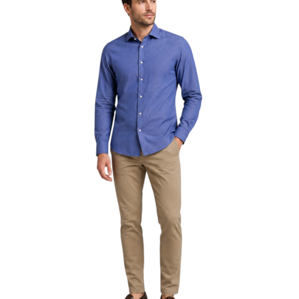 U.S. Polo Assn. - Ανδρικό Πουκάμισο Μακρυμάνικο 64027-53324-670 Μπλε 64027-53324-670