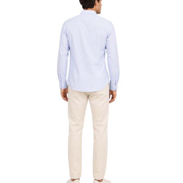 U.S. Polo Assn. - Ανδρικό Πουκάμισο Μακρυμάνικο 64040-53301-703 Γαλάζιο 64040-53301-703