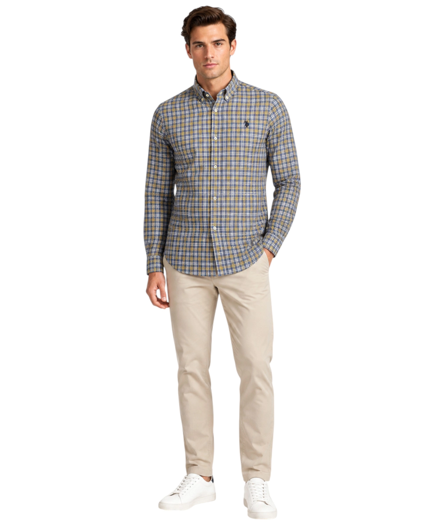 U.S. Polo Assn. – Ανδρικό Πουκάμισο Μακρυμάνικο 64060-53310-881 Μπλε (1) U.S. Polo Assn. - Ανδρικό Πουκάμισο Μακρυμάνικο 64060-53310-881 Μπλε 64060-53310-881