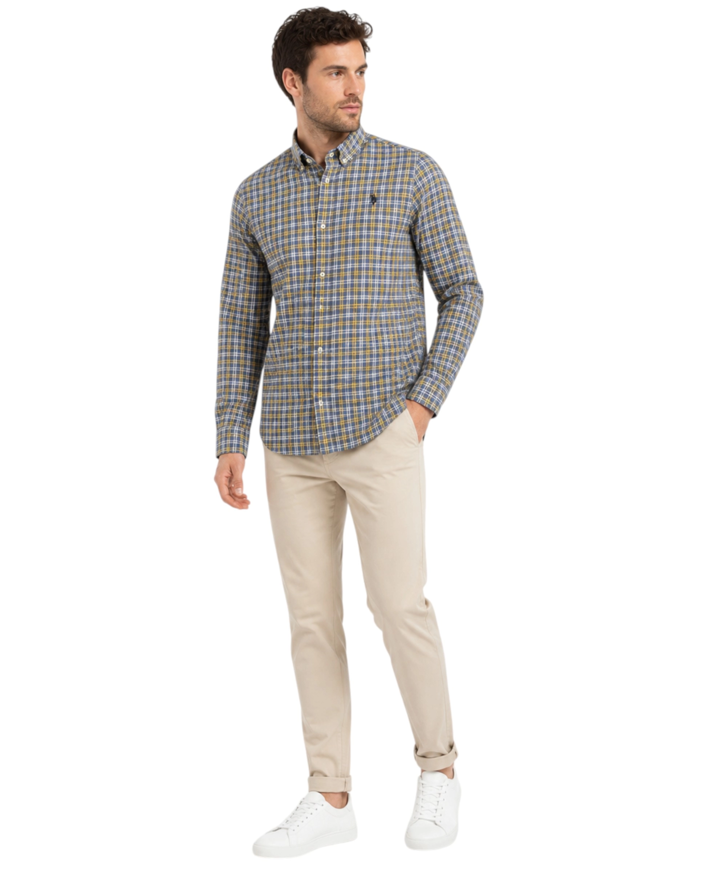 U.S. Polo Assn. – Ανδρικό Πουκάμισο Μακρυμάνικο 64060-53310-881 Μπλε (3) U.S. Polo Assn. - Ανδρικό Πουκάμισο Μακρυμάνικο 64060-53310-881 Μπλε 64060-53310-881