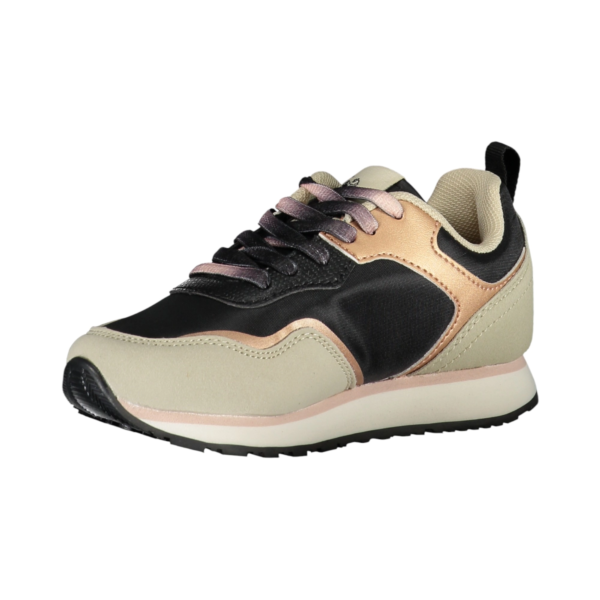 U.S. Polo Assn. - Παιδικά Sneakers Nobik NOBIK010KCNH3-BLK-BEI Μαύρο/Μπεζ NOBIK010KCNH3-BLK-BEI