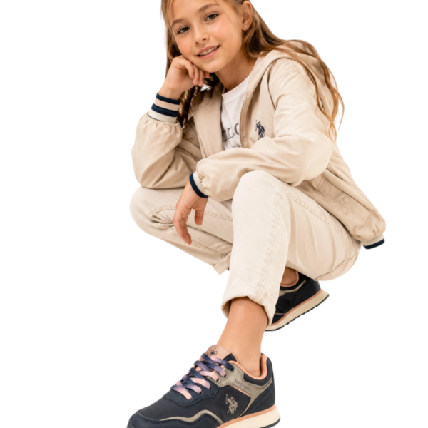 U.S. Polo Assn. - Παιδικά Sneakers Nobik NOBIK010KCNH3-DBL Μπλε NOBIK010KCNH3-DBL