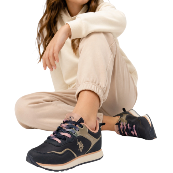 U.S. Polo Assn. - Παιδικά Sneakers Nobik NOBIK010KCNH3-DBL Μπλε NOBIK010KCNH3-DBL