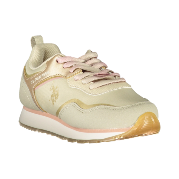 U.S. Polo Assn. - Παιδικά Sneakers Nobik NOBIK010KCNH3-LBE Μπεζ NOBIK010KCNH3-LBE