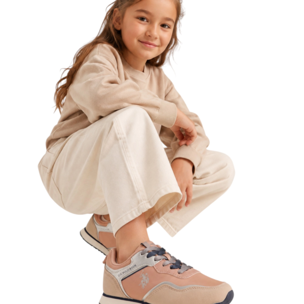 U.S. Polo Assn. - Παιδικά Sneakers Nobik NOBIK010KCNH3-PIN Ροζ NOBIK010KCNH3-PIN